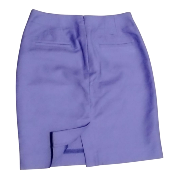 EUC J. Crew Purple Midi No. 2 Pencil Skirt Sz. 2 Petite - Picture 6 of 12